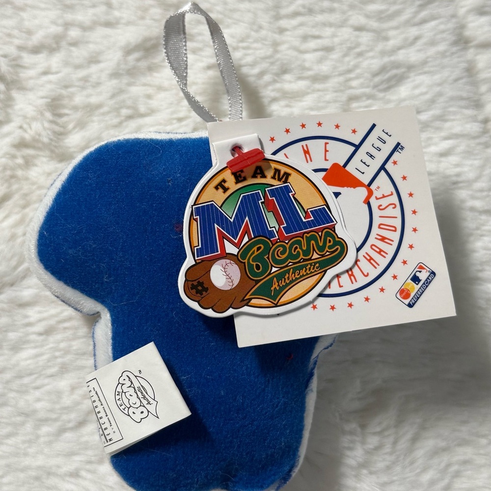 VintagTeam MLB Beans Authentic MLB Chicago Cubs Plush Ornament NWT - Picture 2 of 2